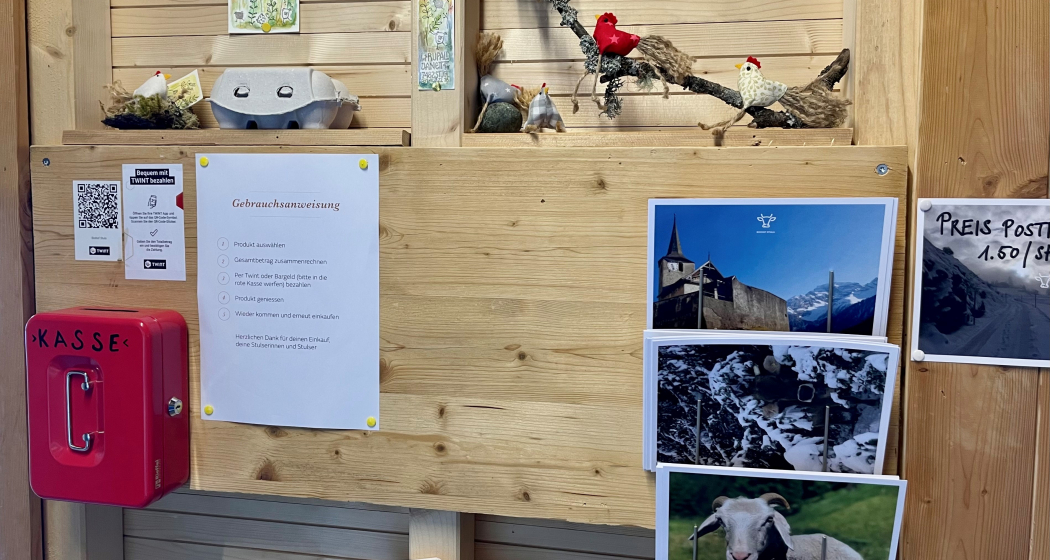 Lädeli Stuls, innen