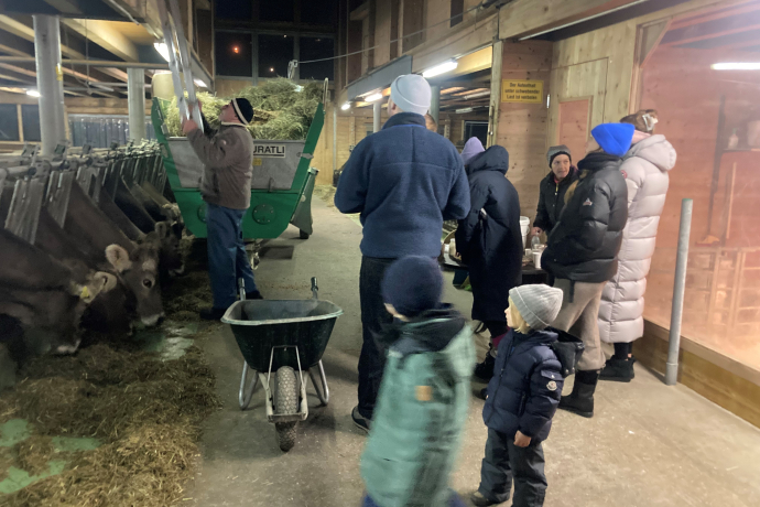 Stallvisite und Degustation regionaler Milchprodukte (gdl_810858665_image)