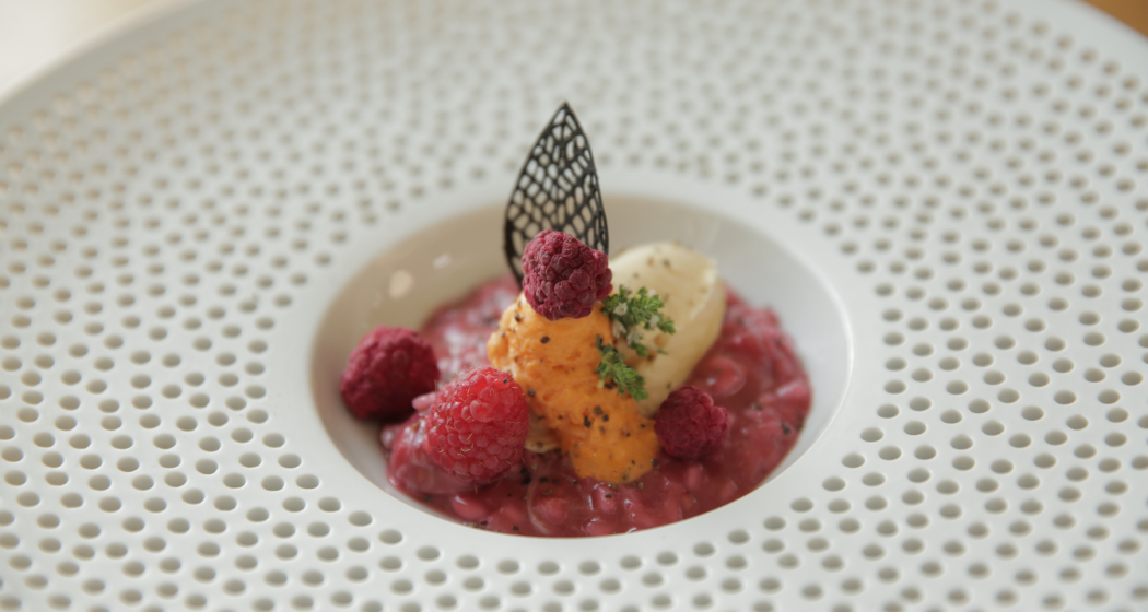 Himbeerrisotto