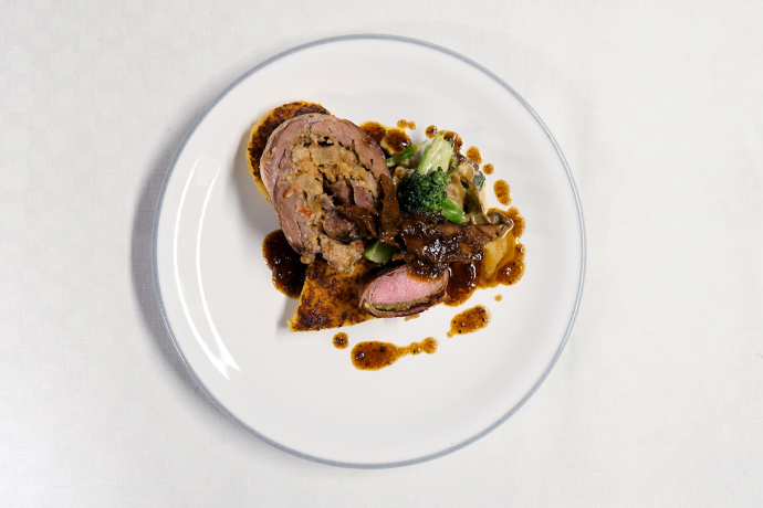 Gefüllte Gitzischulter